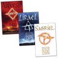 Book Covers of Sabriel, Lirael and Abhorsen by Australian author Garth Nix